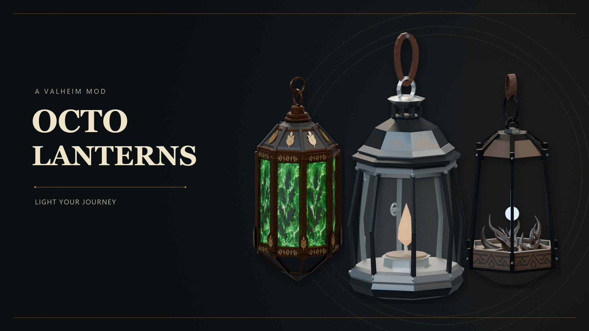 OctoPack Lantern studio cover showing the add-on’s lantern designs