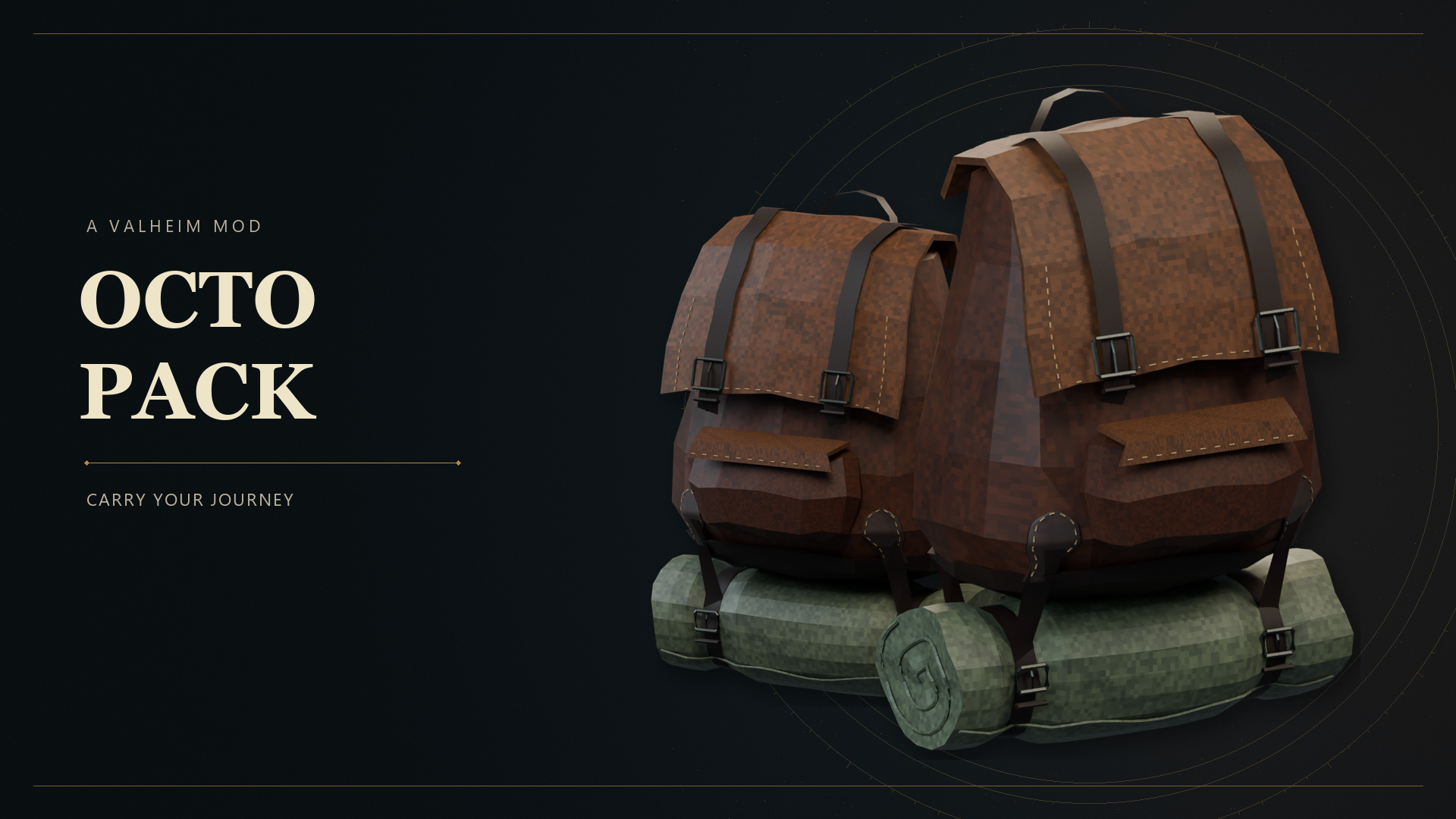 OctoPack studio cover featuring its craftable backpacks
